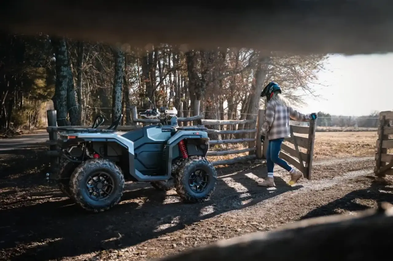 CFMOTO utility quad ready for work